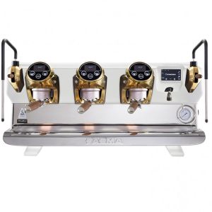FAEMA E71E  A/3 White & Gold Commercial Coffee Machine