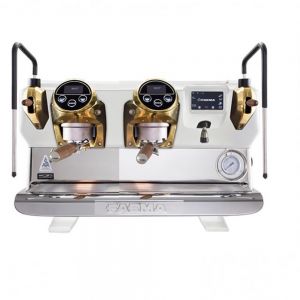 FAEMA E71E  A/2 White & Gold commercial Coffee machine